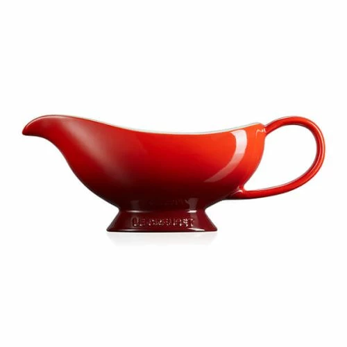 Le Creuset Cerise Stoneware Gravy Boat 460ml - Image 3