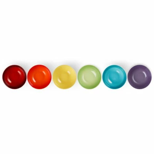 Le Creuset Rainbow Set Of 6 Cereal Bowls - Image 2
