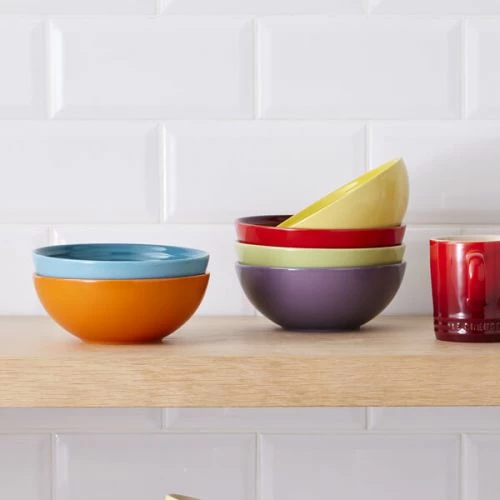 Le Creuset Rainbow Set Of 6 Cereal Bowls - Image 6