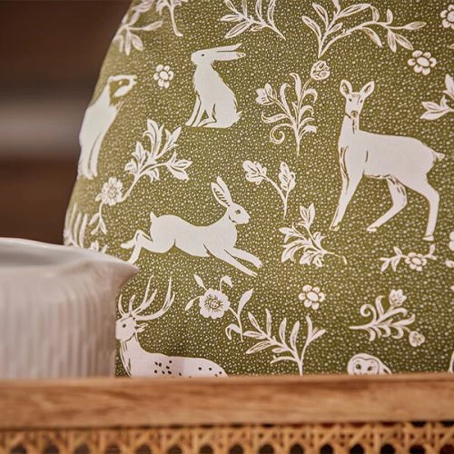 Ulster Weavers Forest Friends Sage Green & Terracotta Tea Cosy - Image 3