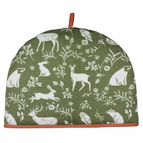 Ulster Weavers Forest Friends Sage Green & Terracotta Tea Cosy