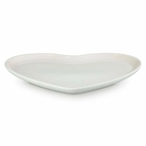 Le Creuset L'Amour Heart Collection Meringue 32cm Heart Serving Platter - Image 2