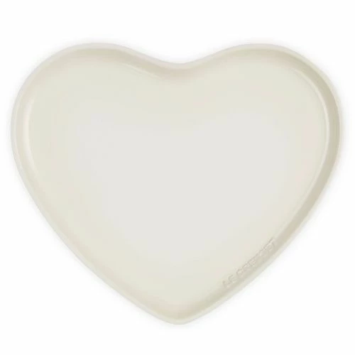Le Creuset L'Amour Heart Collection Meringue 32cm Heart Serving Platter - Image 4