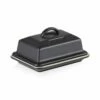 Le Creuset Black Stoneware Butter Dish