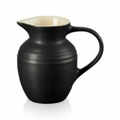 Le Creuset Satin Black Stoneware Breakfast Jug
