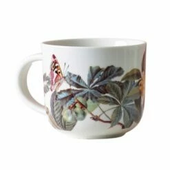 Royal Botanic Gardens Kew Floral Butterfly White Mug 290ml
