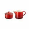 Le Creuset Cerise Milk & Sugar Set