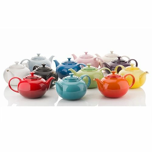 Le Creuset Teal Stoneware Classic Teapot - Image 5
