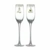 Disney Belle Wedding Toasting Glass