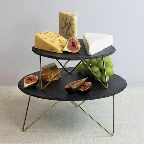 Artesa 2 Tier Slate Serving Platter - Image 3