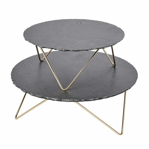 Artesa 2 Tier Slate Serving Platter