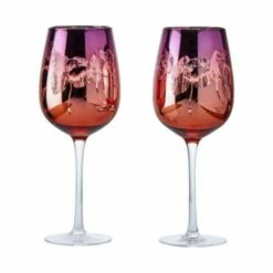 Artland Set Of 2 Bloom Wine Glasses