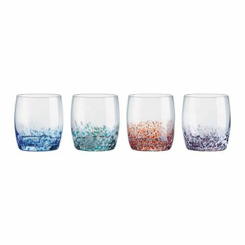 Anton Studios Set Of 4 Speckle DOF Tumblers