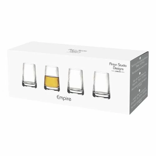 Anton Studio Designs Empire Shot Glasses Set Of 4 - Image 3