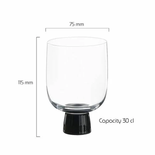 Anton Studios Oslo Set Of 2 DOF Tumblers Black - Image 3