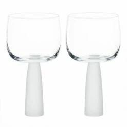 Anton Studios Oslo Set Of 2 Gin Glasses Frost