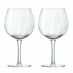 Artisan Street Ripple Balloon Gin Glasses Set Of 2