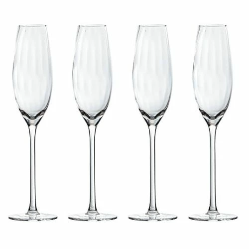 Artisan Street Ripple Champagne Glasses Set Of 4