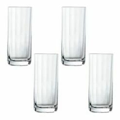 Artisan Street Ripple Highball Glasses Set Of 4