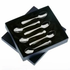 Arthur Price Of England Chester Sovereign Stainless Steel Set Of 6 Coffee Spoons