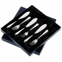Arthur Price Of England Dubarry Sovereign Stainless Steel Set Of 6 Pairs Of Fish Eaters