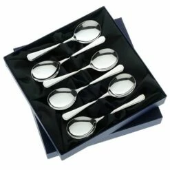 Arthur Price Of England Grecian Sovereign Stainless Steel Set Of 6 Fruit Spoons