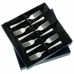 Arthur Price Of England Harley Sovereign Silver Plate Set Of 6 Fruit Forks