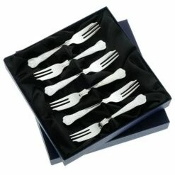 Arthur Price Kings Sovereign Stainless Steel Set Of 6 Pastry Forks