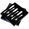 Arthur Price Of England Rattail Sovereign Stainless Steel Set Of 6 Pairs Of Fish Eaters