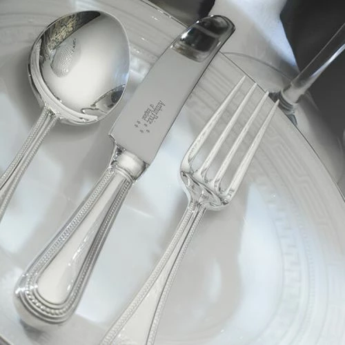 Arthur Price Of England Sovereign Silver Plate Bead 24 Piece Cutlery Box Set - Image 4