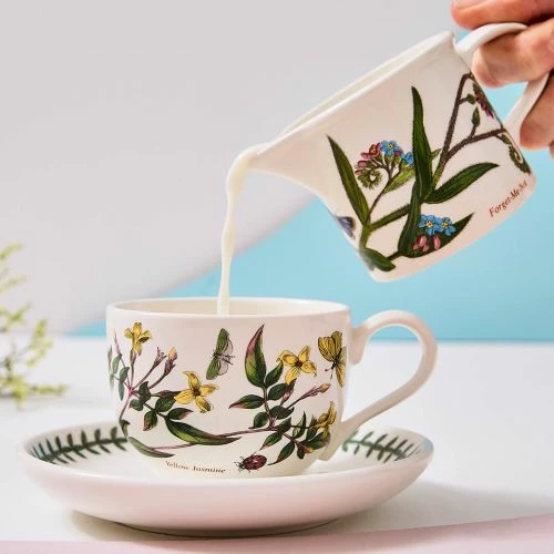 Portmeirion Botanic Garden Cream Jug Drum Shape - Image 3