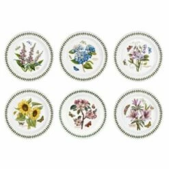 Portmeirion Botanic Garden 10" Plate Set Of 6