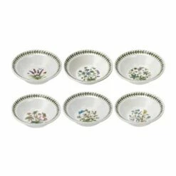 Portmeirion Botanic Garden Oatmeal Bowl Set Of 6