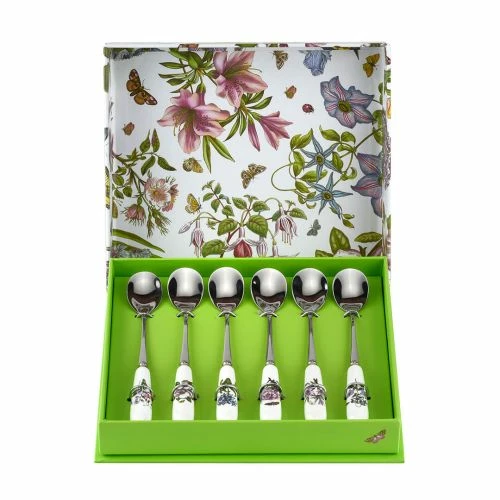 Portmeirion Botanic Garden Tea Spoons Set Of 6 - Image 2