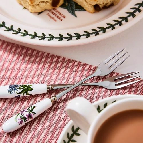 Portmeirion Botanic Garden Pastry Forks Set Of 6 - Image 4