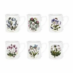 Portmeirion Botanic Garden Breakfast Mug Set Of 6