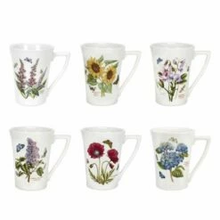 Portmeirion Botanic Garden Mug Set Of 6