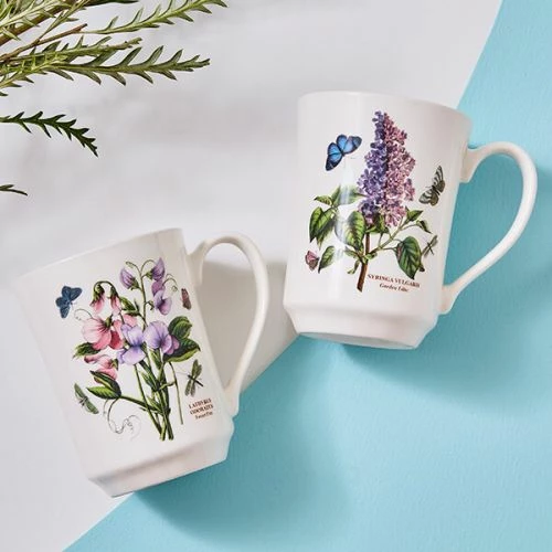 Portmeirion Botanic Garden Flared Tankard Mug Set Of 6 - Image 2