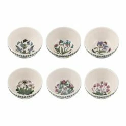 Portmeirion Botanic Garden 14cm Stacking Bowl Set Of 6