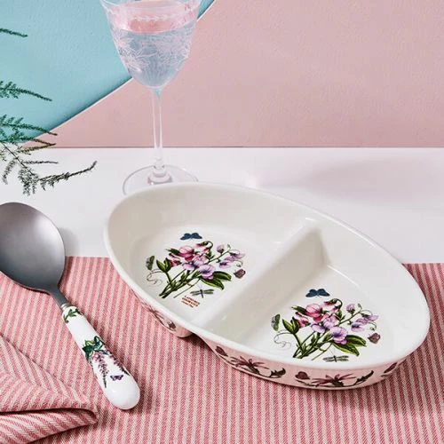 Portmeirion Botanic Garden Oval Divided Dish - Image 3