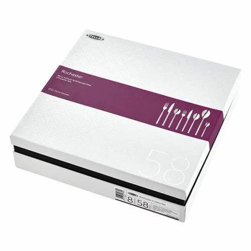 Stellar Rochester Polished 58 Piece Cutlery Gift Box Set - Image 3