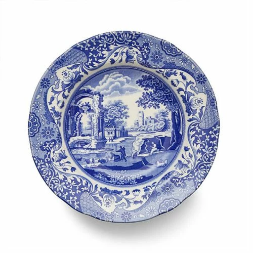 Spode Blue Italian Set Of 4 23cm Soup Plates - Image 3