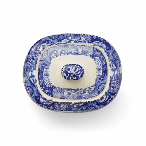 Spode Blue Italian Sugar Box - Image 2