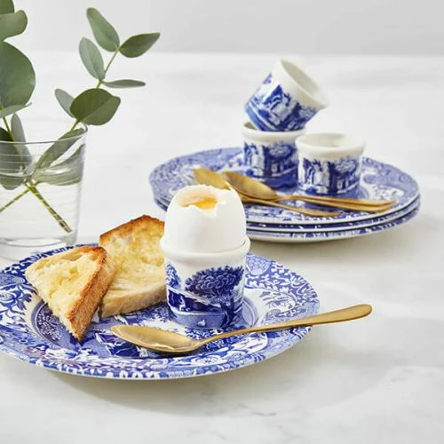 Spode Blue Italian Set Of 4 Egg Cups - Image 5