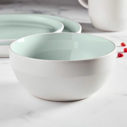 Barbary & Oak Oslo 16 Piece Dinnerware Set Green - Image 3