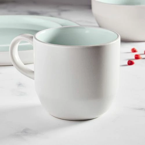 Barbary & Oak Oslo 16 Piece Dinnerware Set Green - Image 4