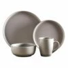 Barbary & Oak Avena 16 Piece Dinnerware Set Grey