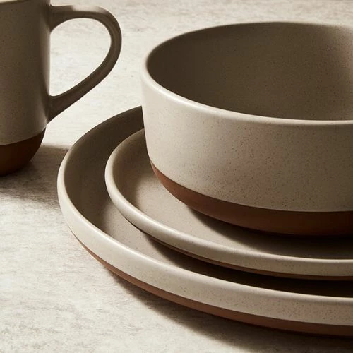 Barbary & Oak Verona 16 Piece Dinnerware Set Stone - Image 2