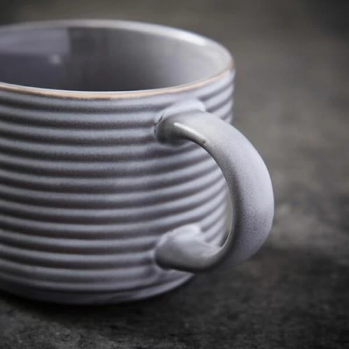 Barbary & Oak Totem Stacking Mugs, Set Of 4 - Reactive Glaze - Image 2