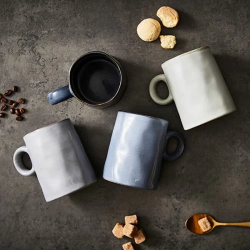 Barbary & Oak Relic Mug, Set Of 4 - Reactive Glaze - Image 6